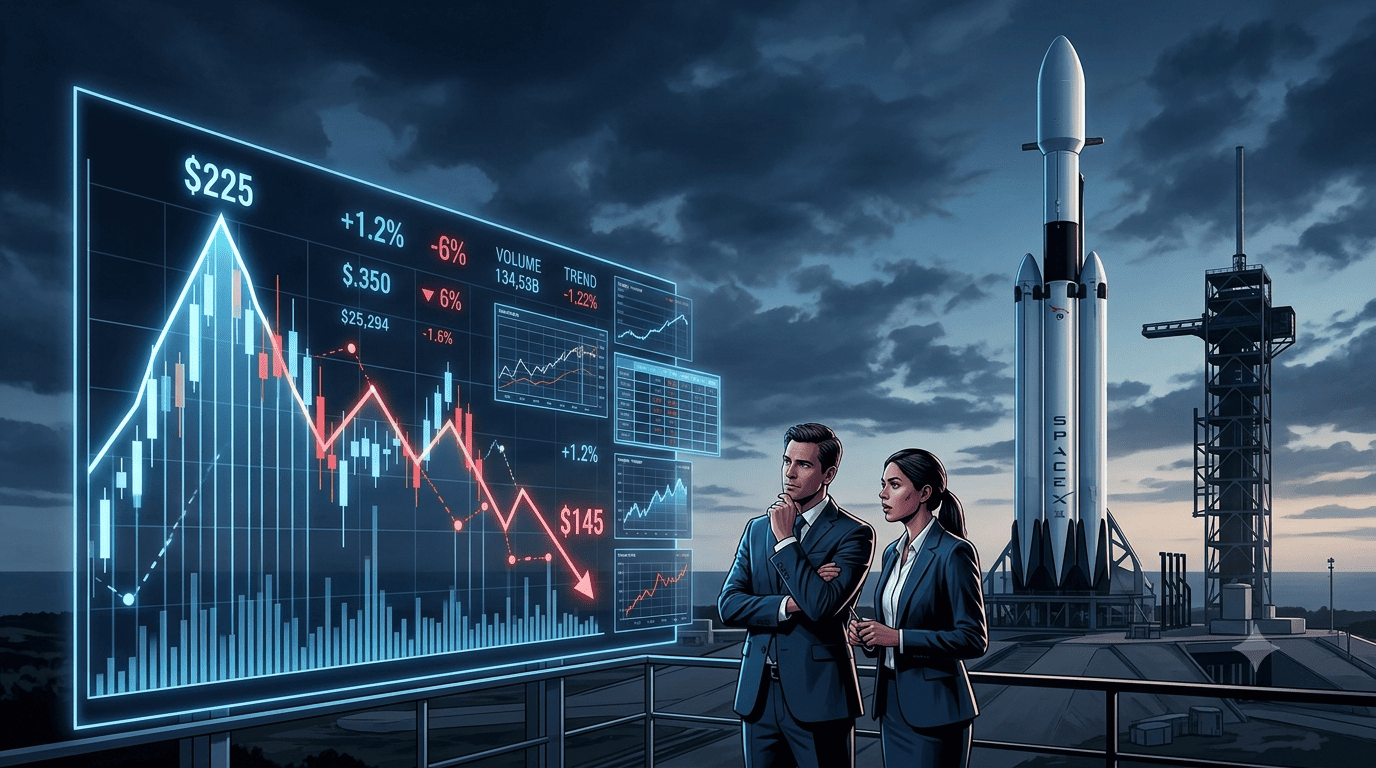 SpaceX IPO Peaked at $225. Now It's Trading at $145.